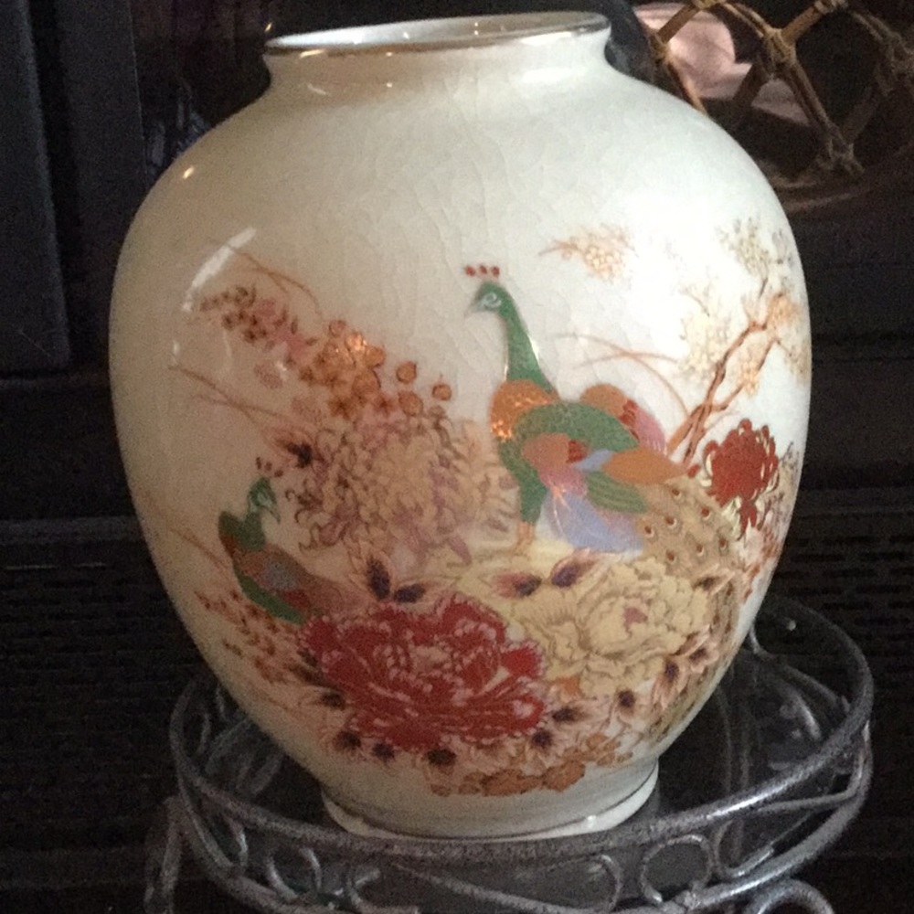 Hand painted vase